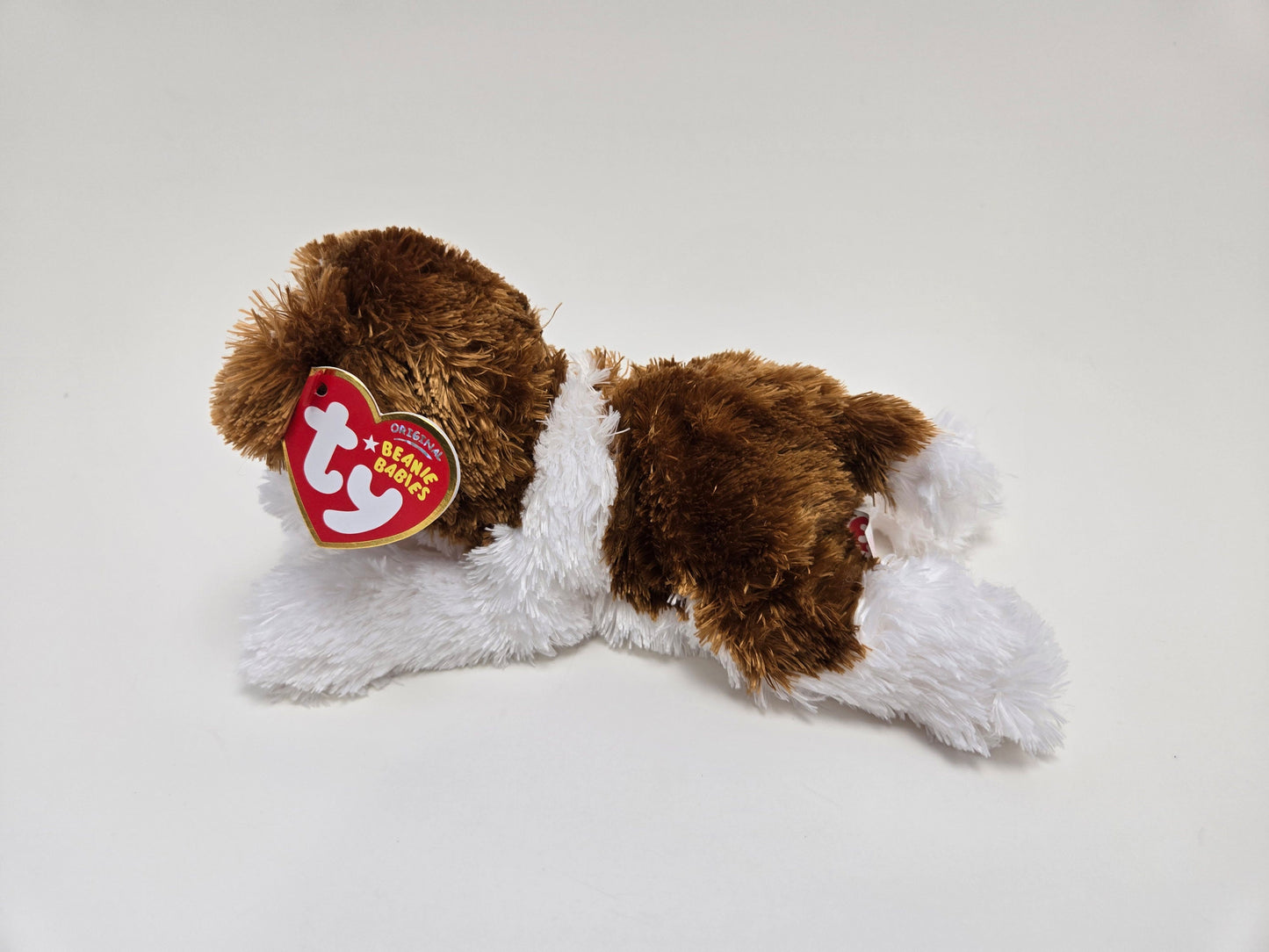 Ty Beanie Baby “Rowdy” the Dog (Brown & White Version) *RARE* (7.5 inch)