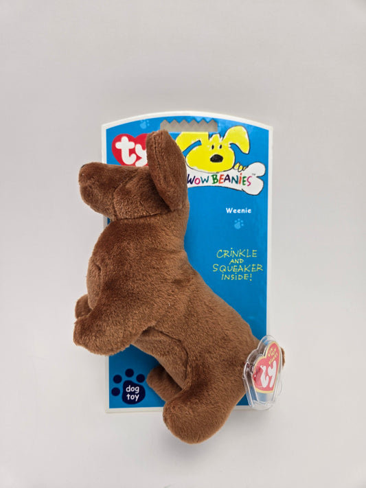 Ty Bow Wow Beanie Weenie the Dachshund - Designed as a Dog Toy, Turned into a Collectors Item! (5 inch)