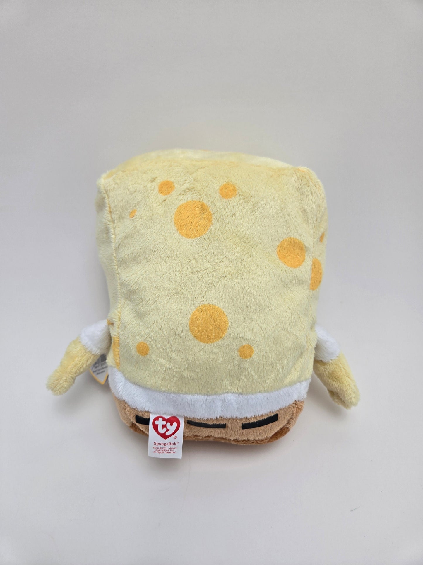 Ty Pluffies Collection “SpongeBob” the Soft SpongeBob SquarePants Plush (8 inch)