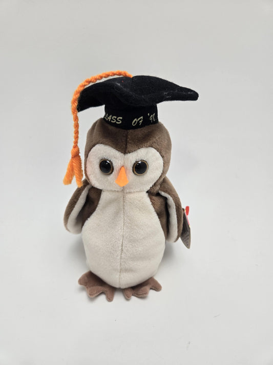 Ty Beanie Baby “Wise” the Class of 1998 Graduation Owl (6 inch)