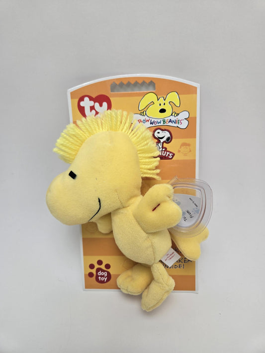 Ty Bow Wow Beanie Woodstock from Peanuts - Designed as a Dog Toy, Turned into a Collectors Item! (5 inch)