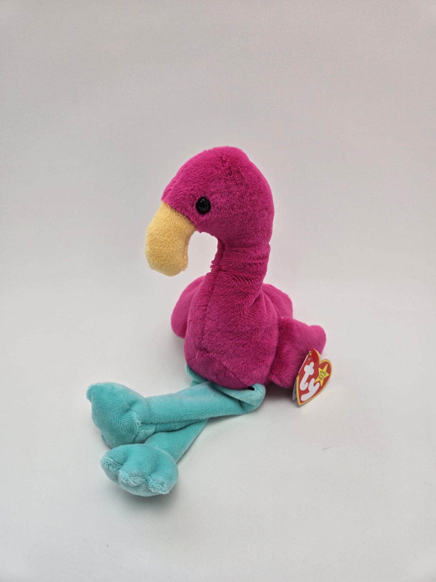 Ty Beanie Baby Fraya the Flamingo - Limited Production Rare! 30th Anniversary Beanie Baby Series! (6 inch)