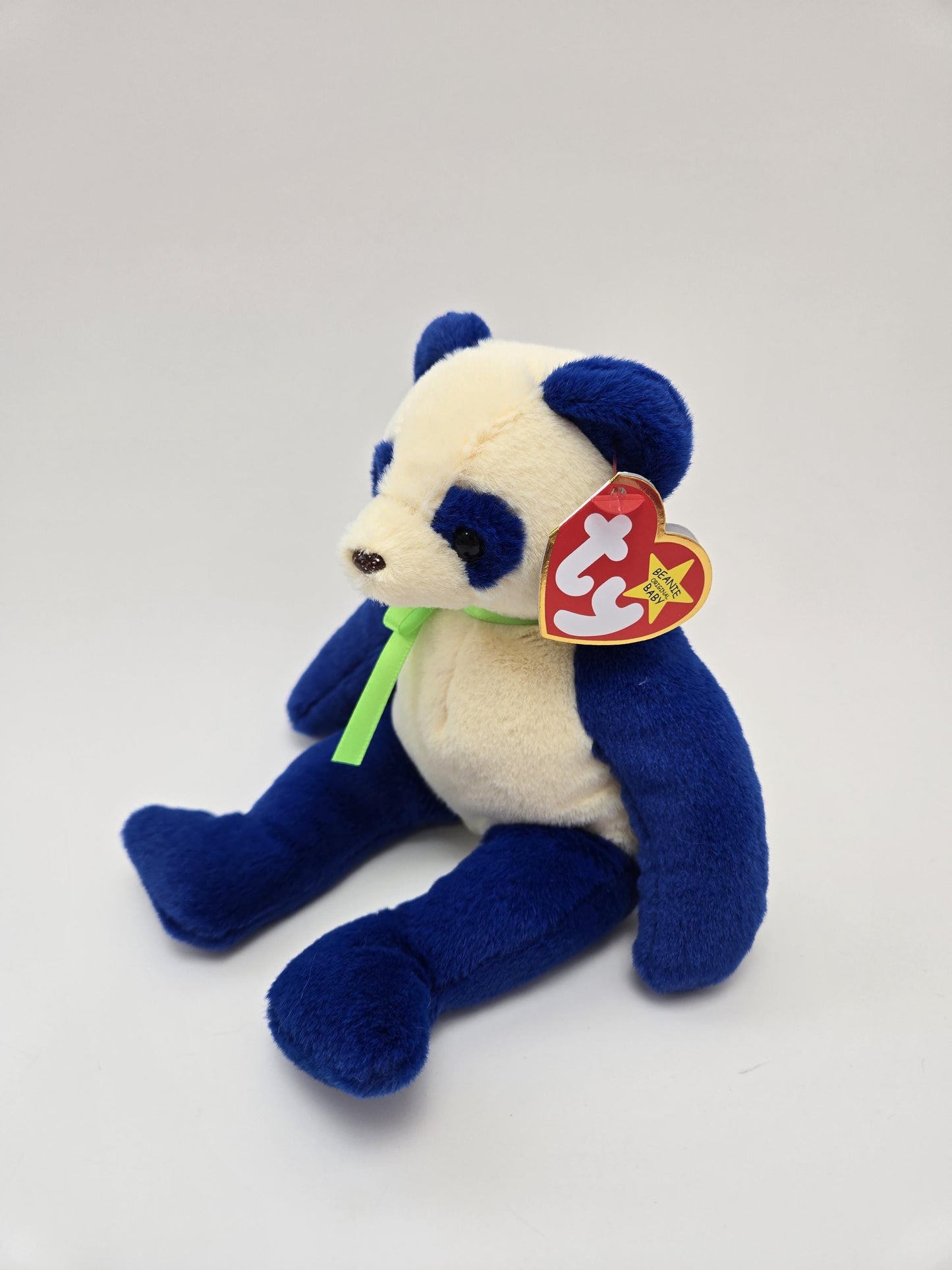 Ty Beanie Baby Domino the Panda - Limited Production Rare! 30th Anniversary Beanie Baby Series! (6 inch)