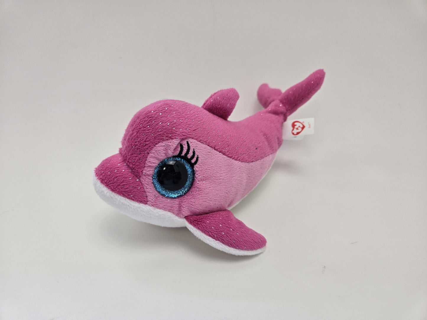 Ty Beanie Boo “Surf” the Pink Dolphin No Hang Tag (6 inch)