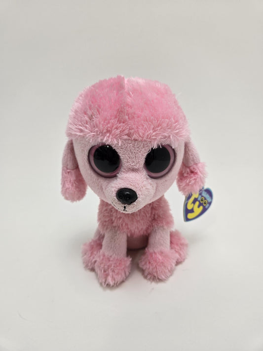 Ty Beanie Boo “Princess” the Pink Poodle Creased Tag *Rare* (6 inch)