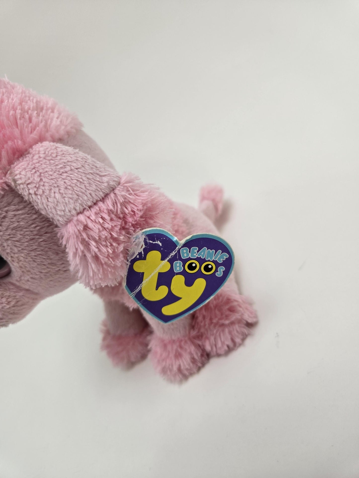 Ty Beanie Boo “Princess” the Pink Poodle Creased Tag *Rare* (6 inch)