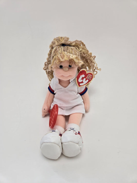 TY Teenie Boppers “Crosscourt Cathy” the Tennis Kid (9 inch)