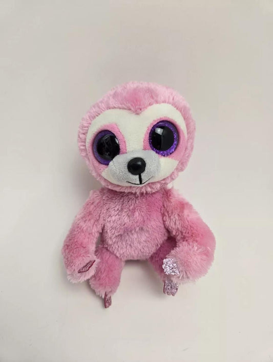 Ty Beanie Boo “Simone” the Pink Sloth - No Hang Tag Claire's Exclusive ! (6 inch)