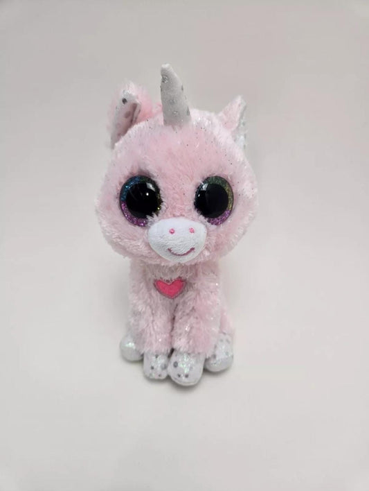 Ty Beanie Boo “Snookie” the Pink Unicorn - No Hang Tag (6 inch)