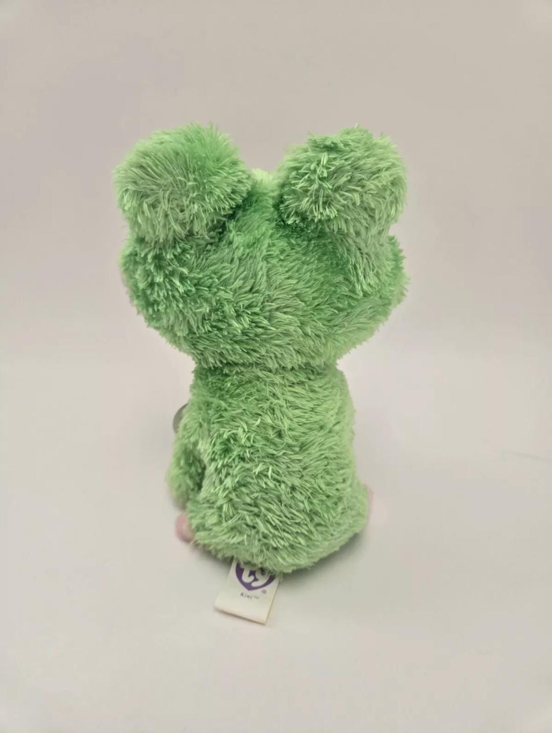 TY Beanie Boo “Kiwi” the Frog - Creased Tag *Rare* (6 inch)