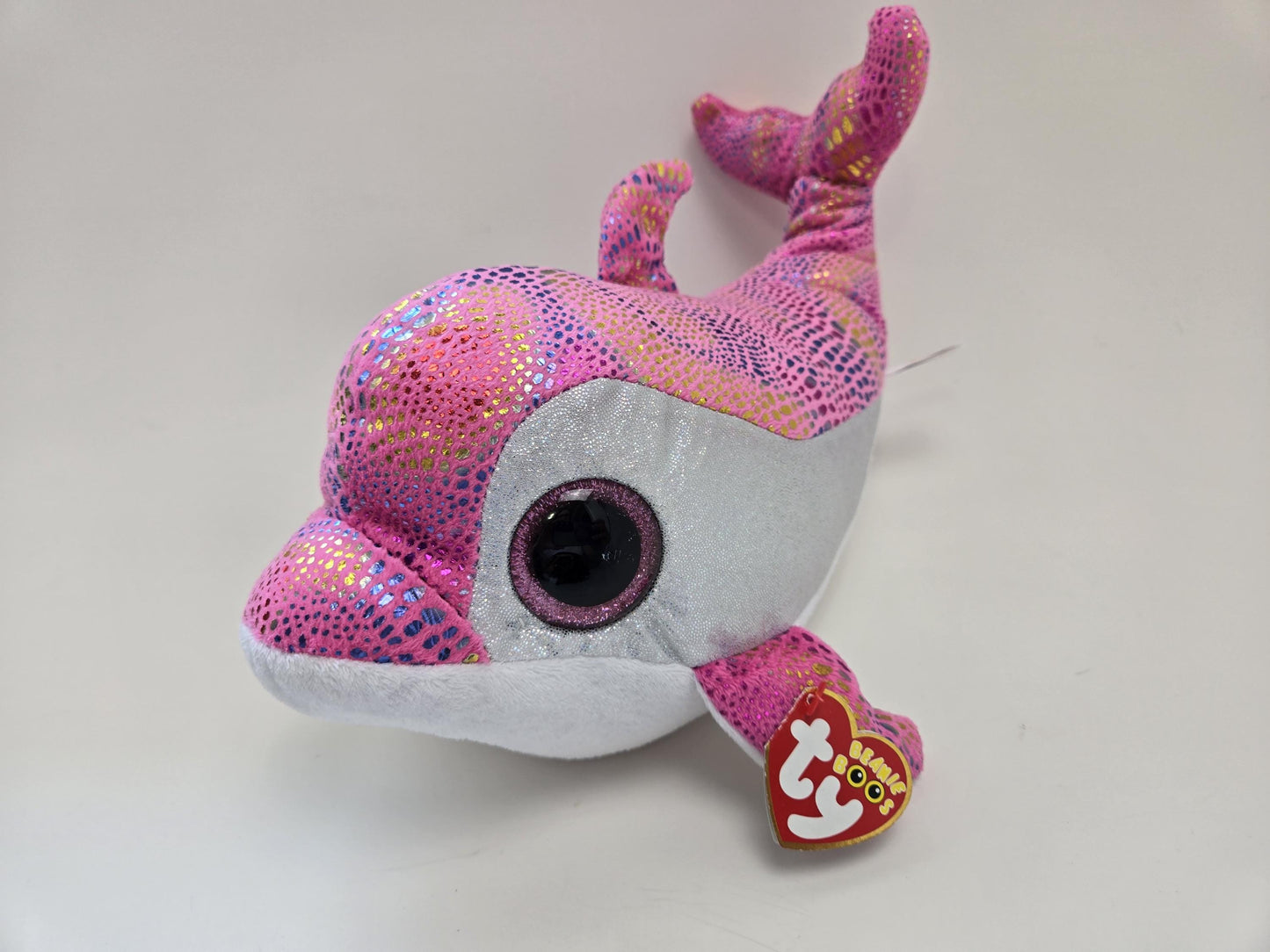 Ty Beanie Boo “Sparkles” the Pink Dolphin (9 inch)