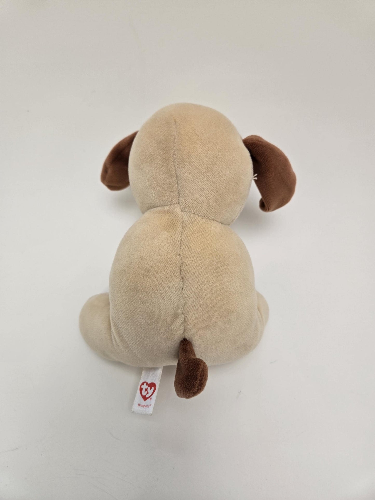 TY Baby Line “Bumpkin” the Adorable Brown Spotted Dog - No Hang Tag *Rare* (6 inch)