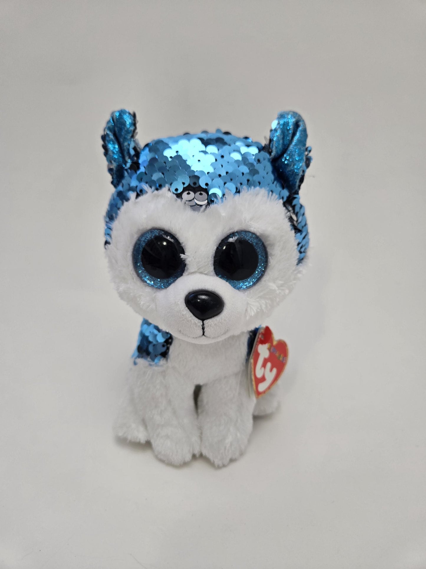 Ty Flippables “Slush” the Blue Husky with Sequins (6 inch)