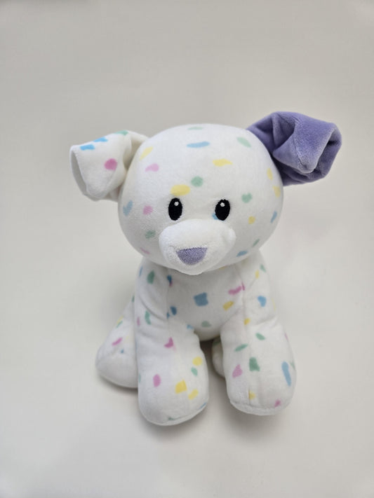 Ty Baby Collection “Sprinkles” the Confetti Dog - Love to Baby - No Hang Tag (Larger 9 inch)