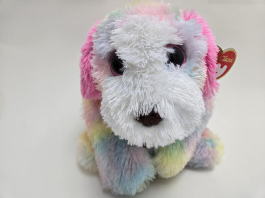 Ty Classics Collection “Yodels” the St. Bernard Dog Plush - Rainbow Version with Near Mint Tag (LARGE Size 20 inch) Rare!