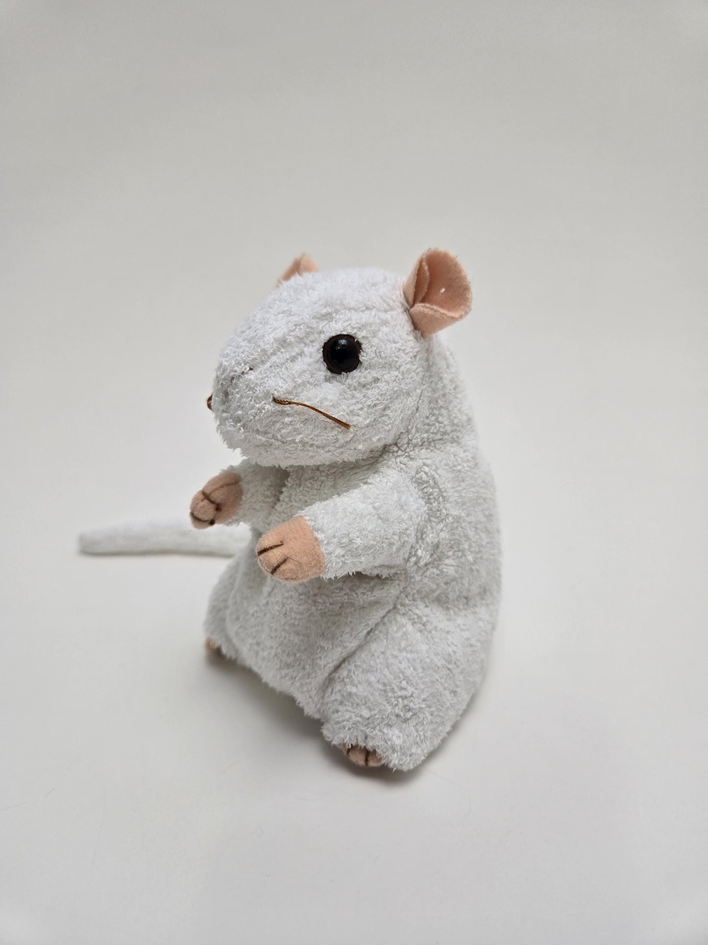 Ty Beanie Baby “Cheezer” the Adorable White Mouse - No Hang Tag! (5 inch)