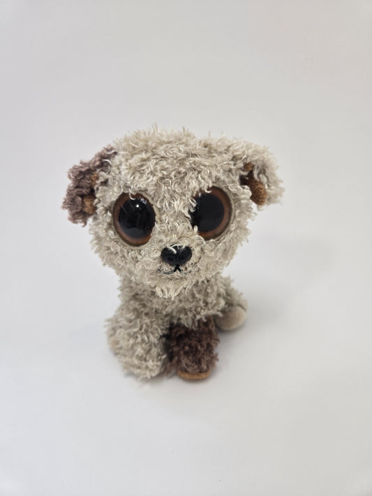 Ty Beanie Boo “Rootbeer” the Dog Solid Eyes - No Hang Tag! (6 inch)