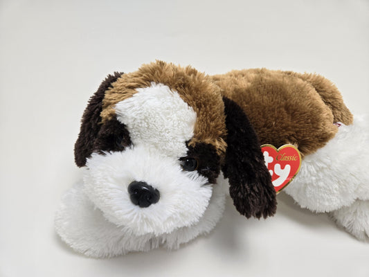 Ty Classics Collection “Yodels” the St. Bernard Dog Plush - New with *Creased* Tag (LARGE Size 20 inch)