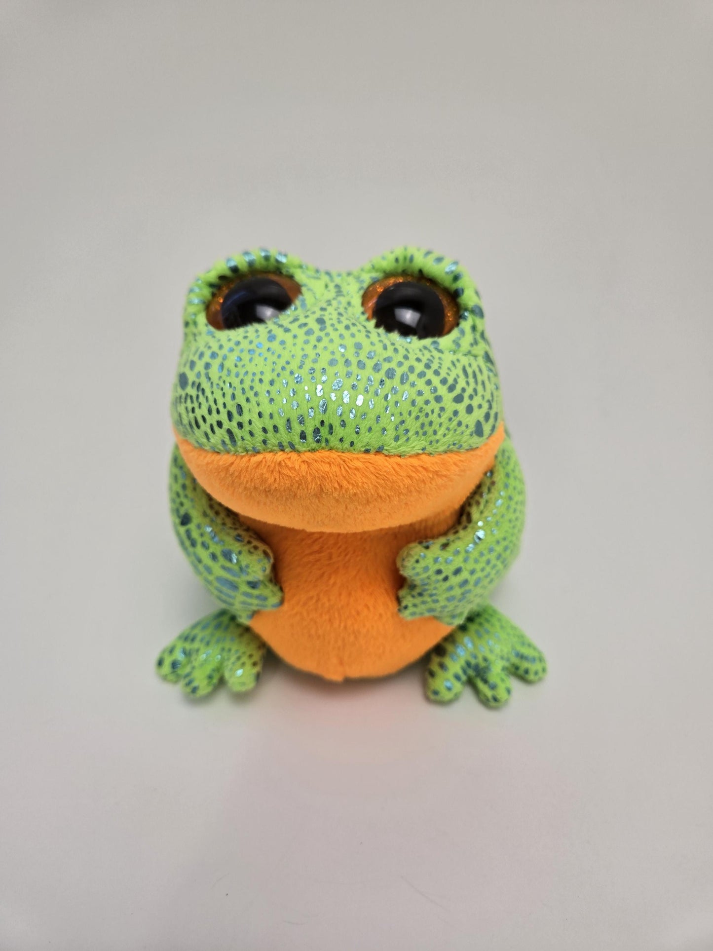 TY Beanie Boo “Speckles” the Green Frog No Hang Tag (6 inch)