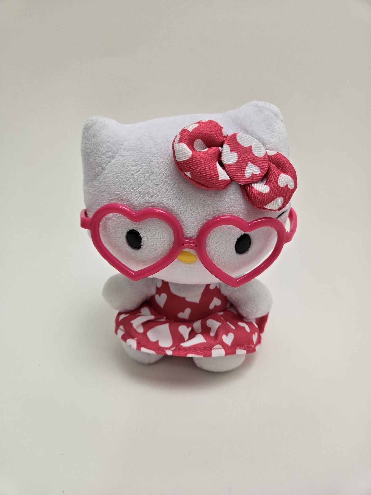 Ty Beanie Baby “Hello Kitty” the Hello Kitty Plush Glasses - No Hang Tag (5.5 inch)