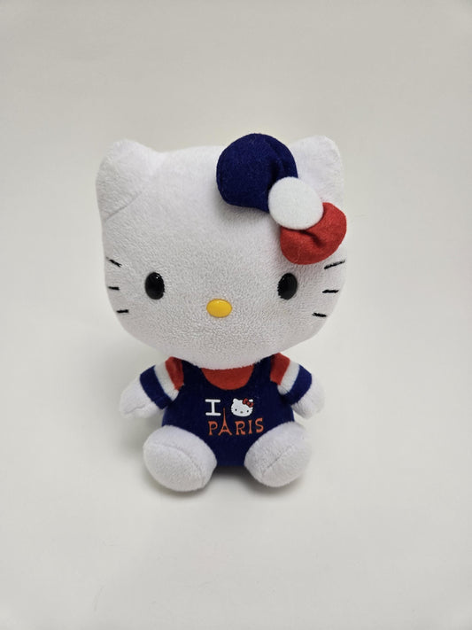 Ty Beanie Baby “Hello Kitty” the Hello Kitty Plush I Love Paris - No Hang Tag (5.5 inch)