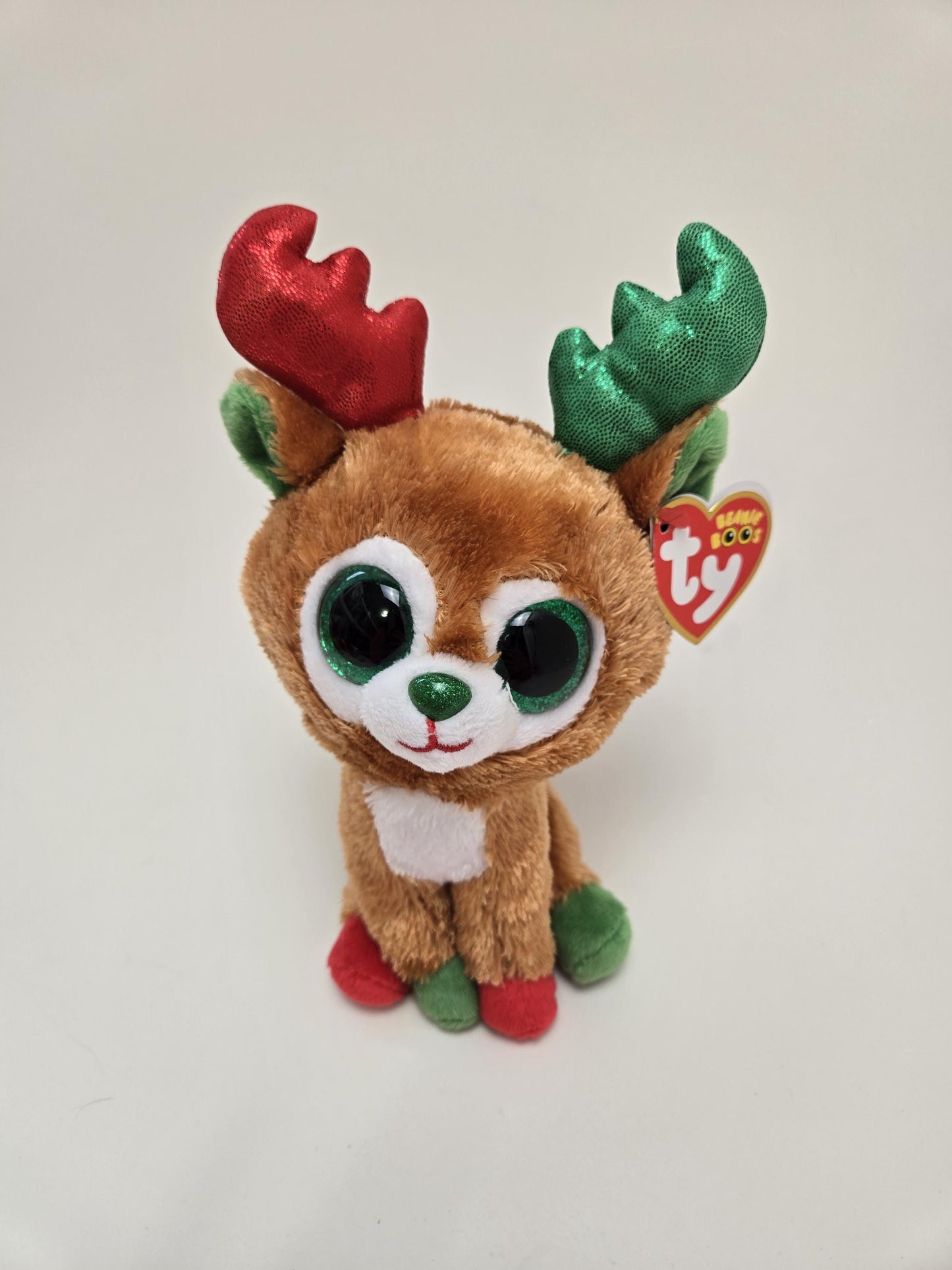 Ty Beanie Boo “Tinseltoes” the Reindeer Plush (6 inch)