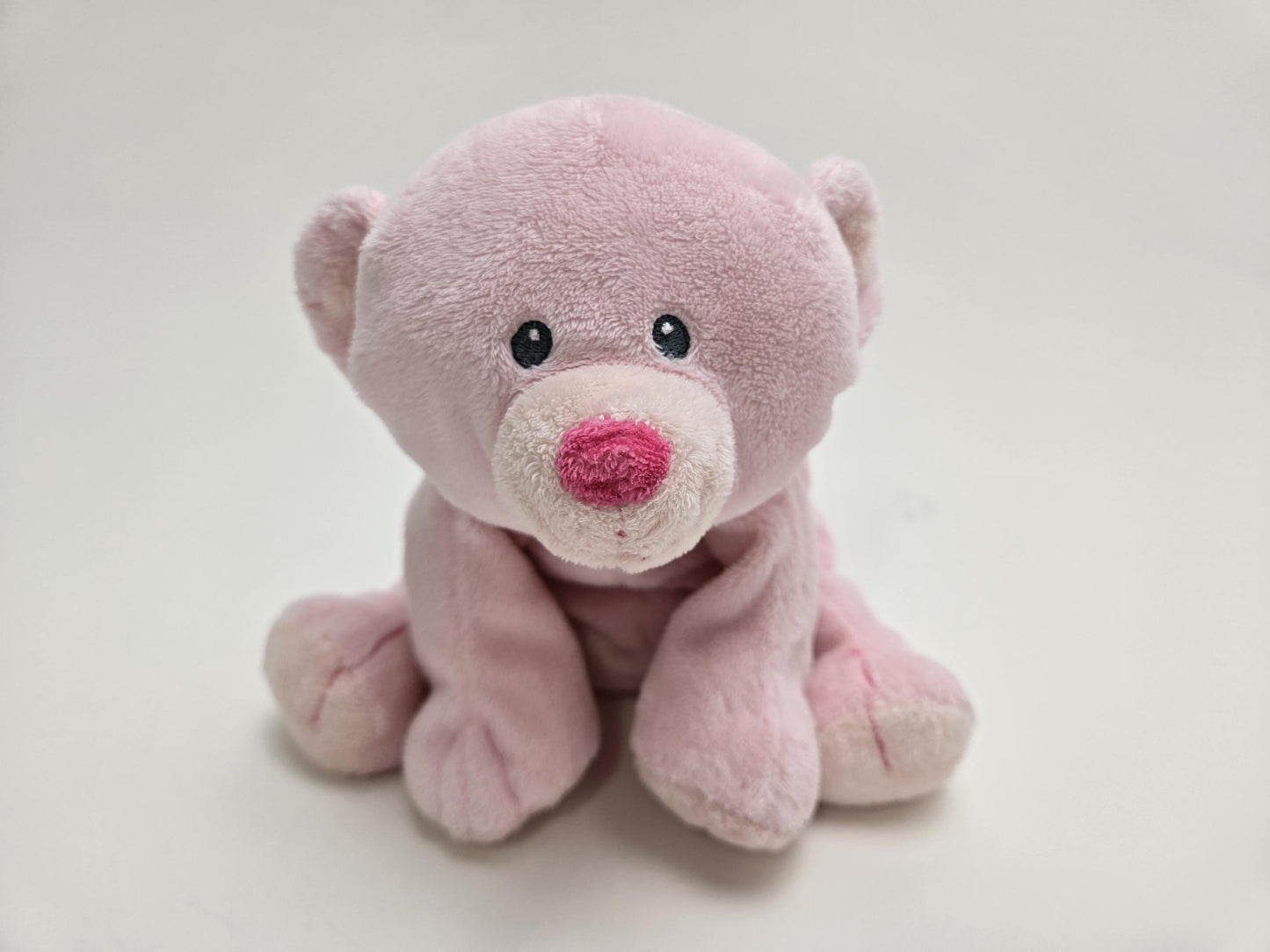 Ty Pluffies Collection “Baby Woods Pink” the Pink Bear - No Hang Tag *Extremely Rare* (8 inch)