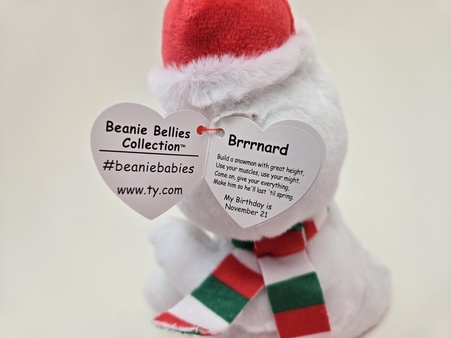 Ty Beanie Bellies “Brrrnard” the Snowman! (8 inch)