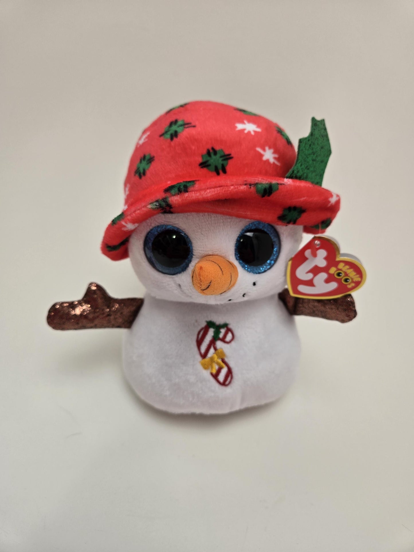 Ty Beanie Boo “Brrrnie” the Snowman Plush (6 inch)