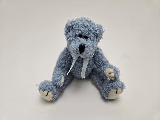 Ty Attic Treasures Collection “Bluebeary” the Blue Bear - No Hang Tag (6 inch)