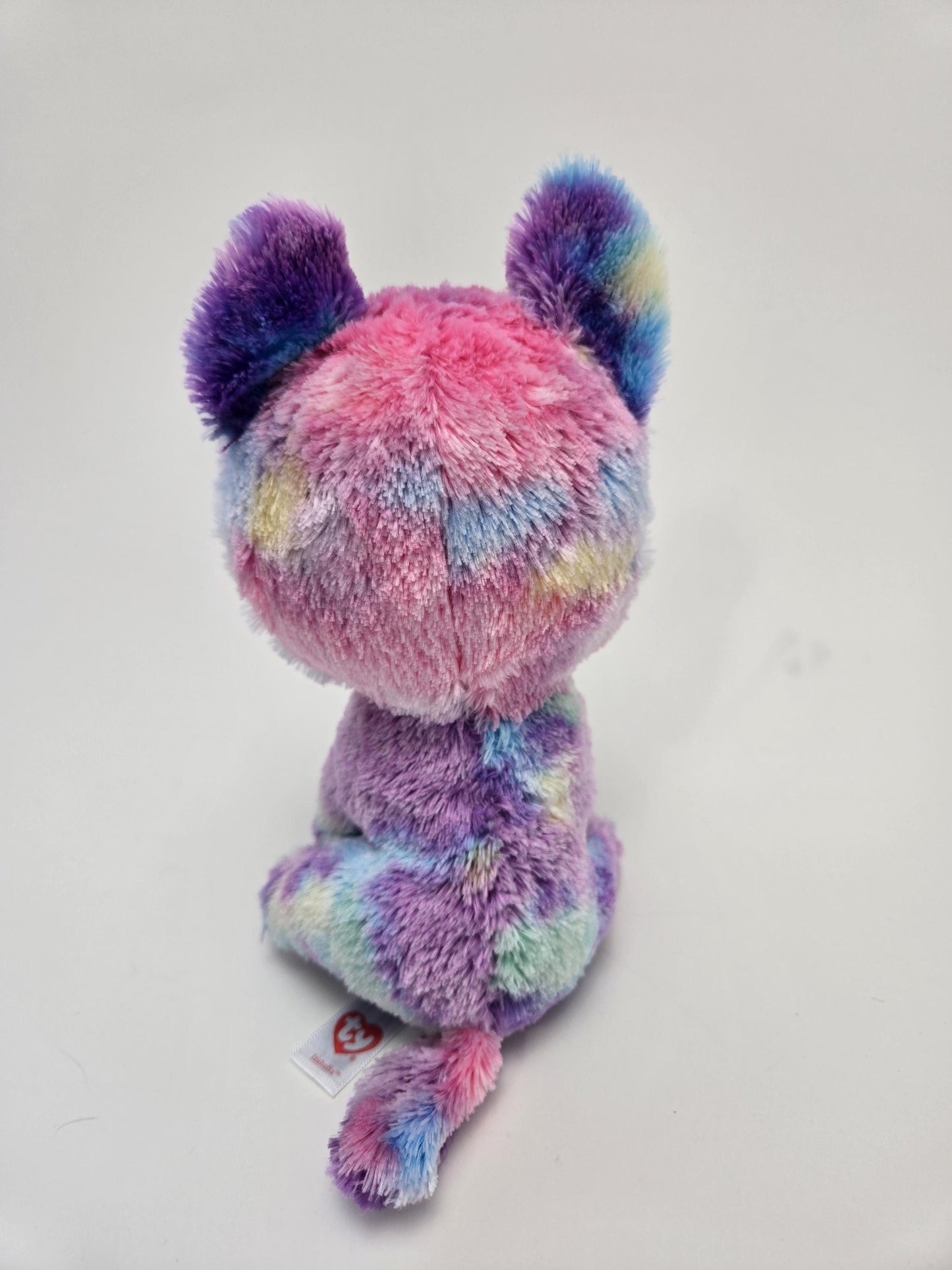 Ty Beanie Boo “Izabella” the Colourful Husky - Claire’s Exclusive *Rare* No Hang Tag (6 inch)