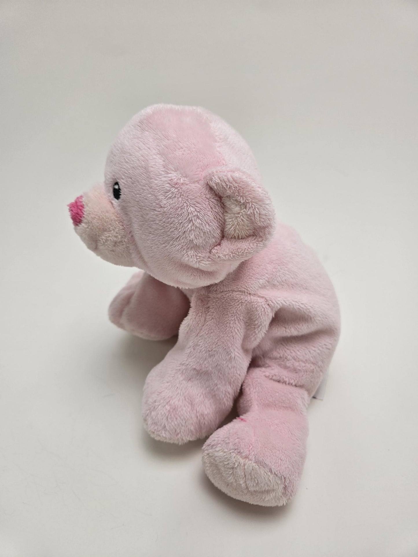 Ty Pluffies Collection “Baby Woods Pink” the Pink Bear - No Hang Tag *Extremely Rare* (8 inch)