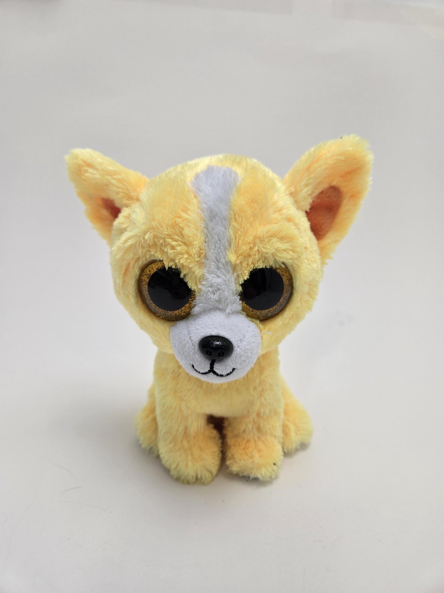 Ty Beanie Boo “Dandelion” the Yellow Chihuahua - Gift Show Exclusive - No Hang Tag *Rare* (6 inch)