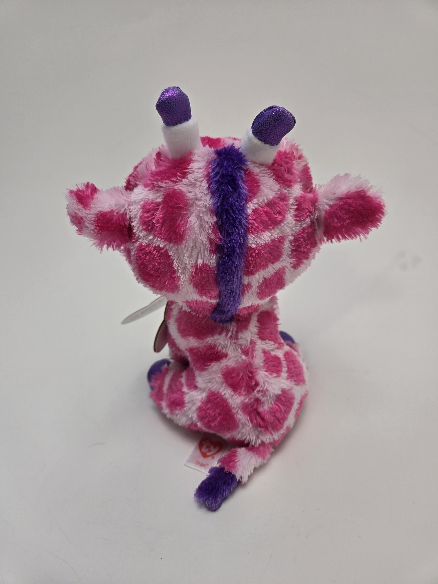 Ty Beanie Boo “Twigs” the Pink Giraffe with Glitter eyes (6 inch)