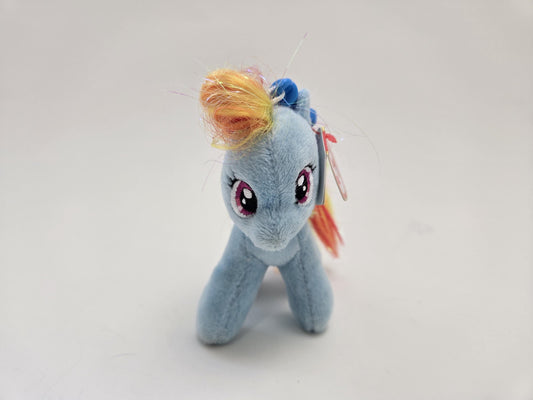 TY Sparkle “Rainbow Dash” the Pony -  Plastic Keychain (4 inch)