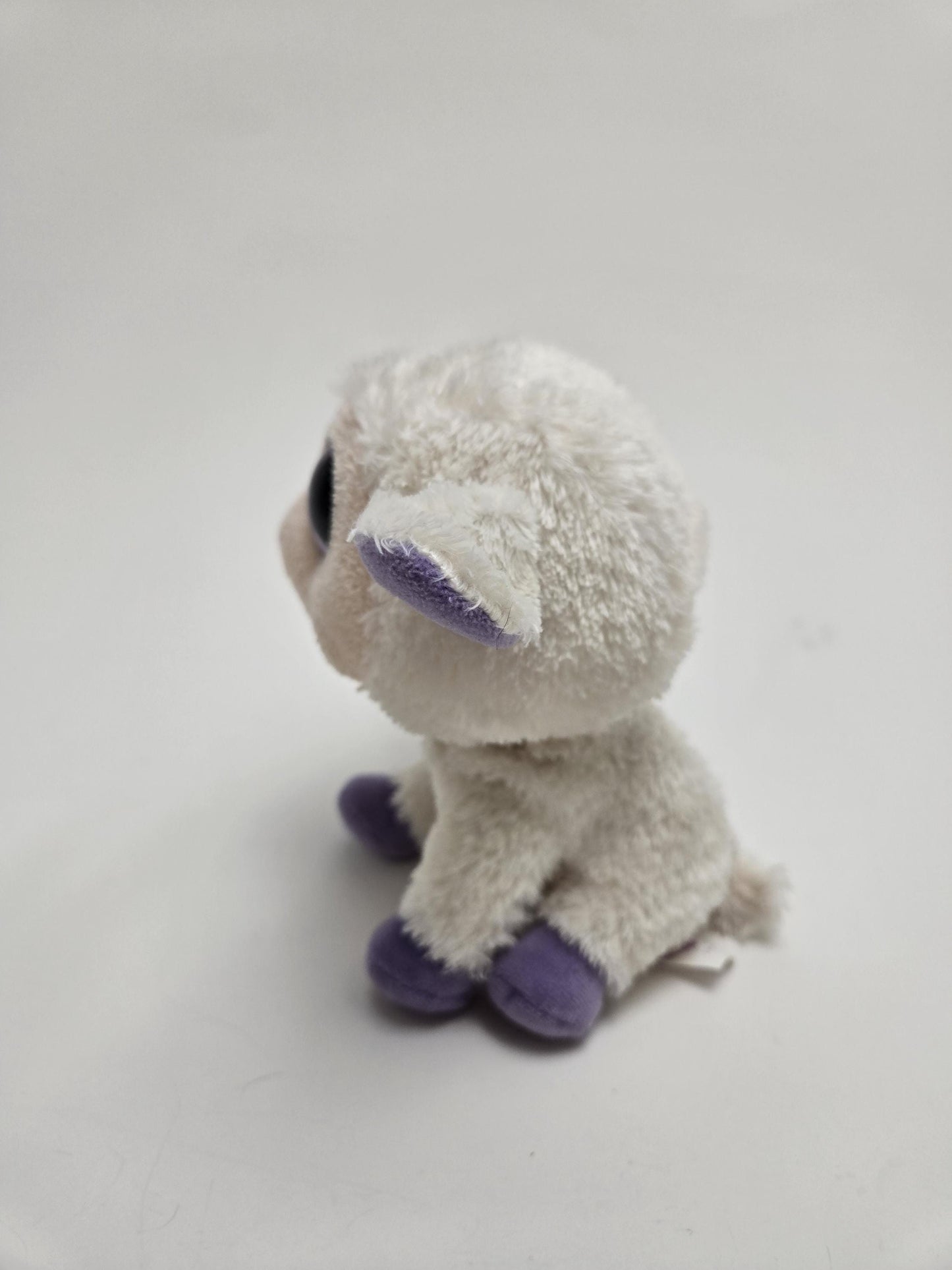 TY Beanie Boo “Clover” the Lamb - No Hang Tag and Eye Scratches (6 inch)