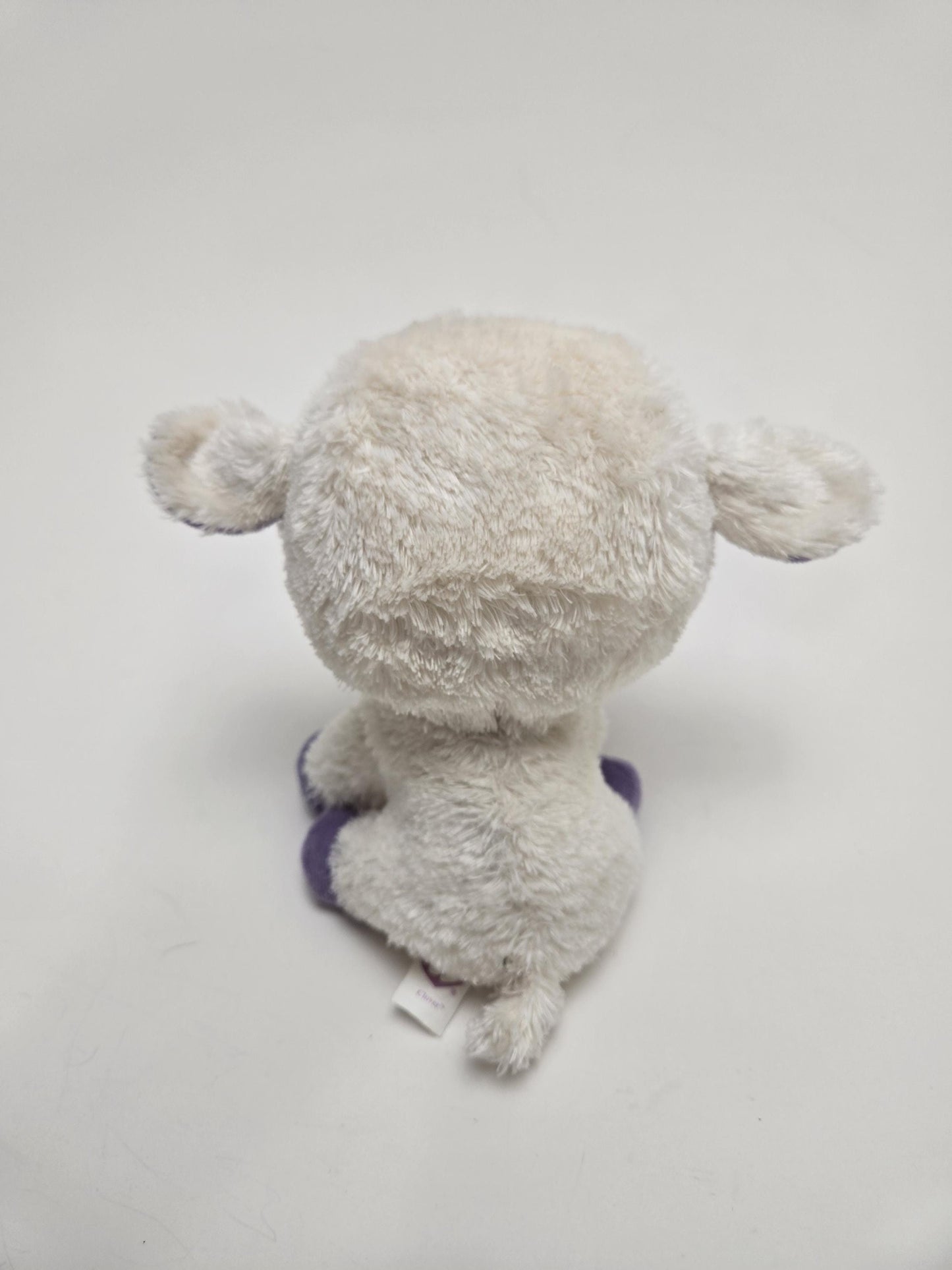 TY Beanie Boo “Clover” the Lamb - No Hang Tag and Eye Scratches (6 inch)